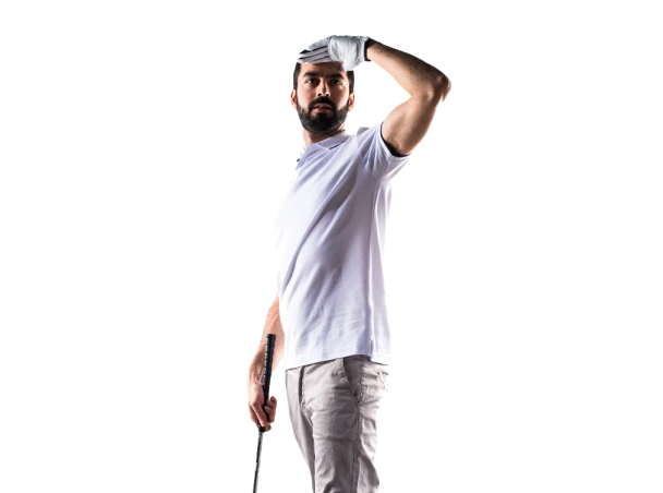 Portrait of a professional worker in uniform, ready for action, representing dedication and service.