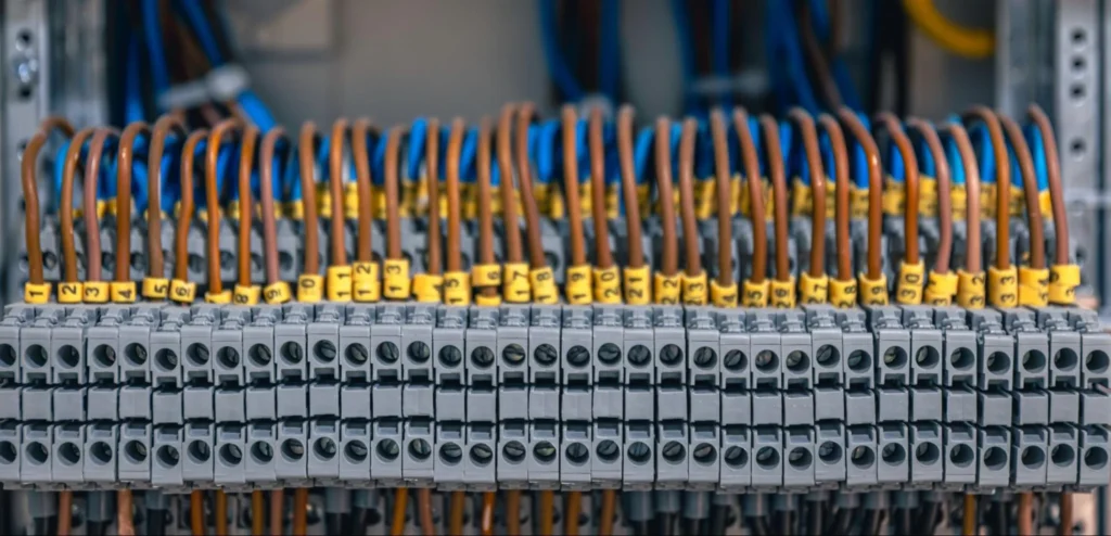 Numbered electrical wires