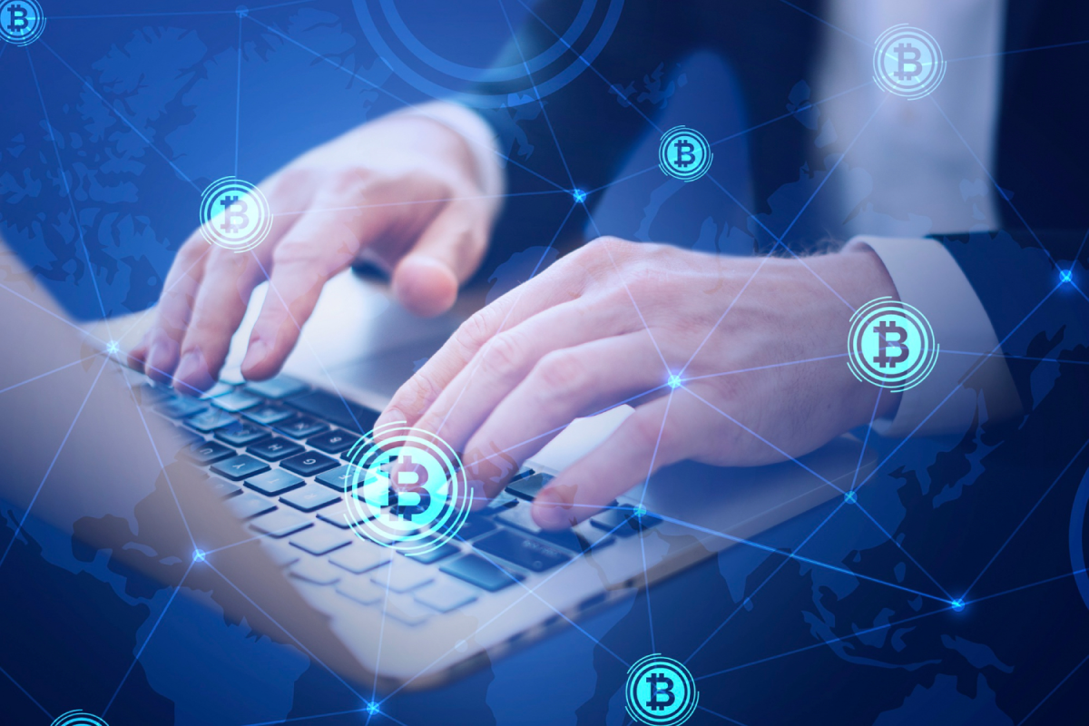 image illustrating blockchain technology